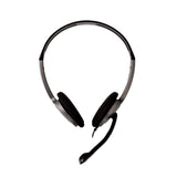 V7 HA212-2EP headphones/headset Wired Head-band Calls/Music Black, Silver