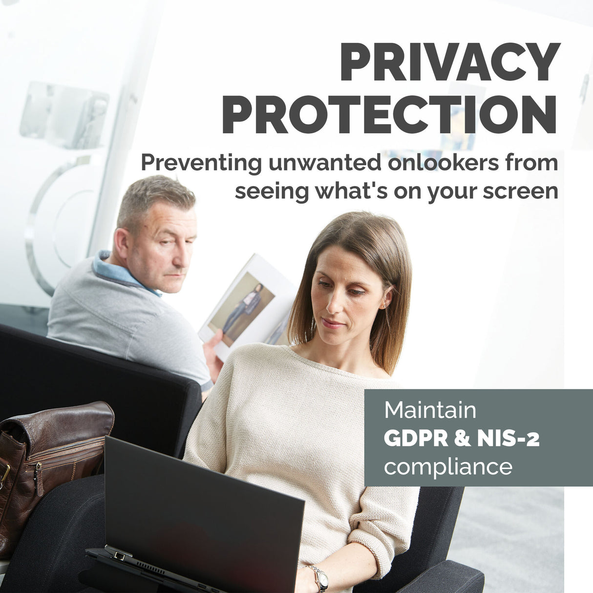 Fellowes PrivaScreen 33.8 cm (13.3") Laptop Frameless display privacy filter