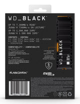 Western Digital Black WD_BLACK™ SN850X NVMe™ SSD POWERED BY SANDISK 2 TB, [With Heatsink]