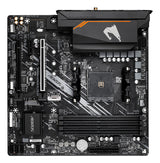 GIGABYTE B550M AORUS ELITE AX Motherboard - AMD Ryzen 5000 CPUs, 5+3 Phases VRM, up to 4733MHz DDR4, 1xPCIe 4.0 + 1xPCIe 3.0 M.2, Wi-Fi 6E, 1GbE LAN, USB 3.2 Gen 1