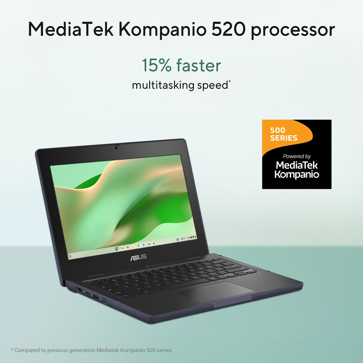 ASUS Chromebook CZ11 CZ1104CM2A-N00016 ARM Cortex 520 Laptop 29.5 cm (11.6") HD 8 GB LPDDR4x-SDRAM 64 GB eMMC Wi-Fi 6 (802.11ax) ChromeOS Grey