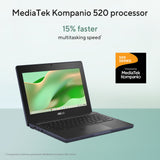 ASUS Chromebook CZ11 CZ1104CM2A-N00016 ARM Cortex 520 Laptop 29.5 cm (11.6") HD 8 GB LPDDR4x-SDRAM 64 GB eMMC Wi-Fi 6 (802.11ax) ChromeOS Grey