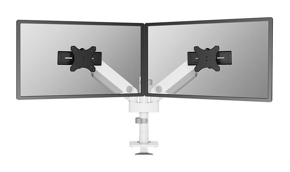 Neomounts DS65S-950WH2 Monitor arm 24-34" - gas spring - Topfix - multi-adjustable - 180°-stop