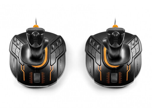 Thrustmaster T.16000M FCS SPACE SIM DUO Black, Orange USB Joystick Analogue / Digital PC