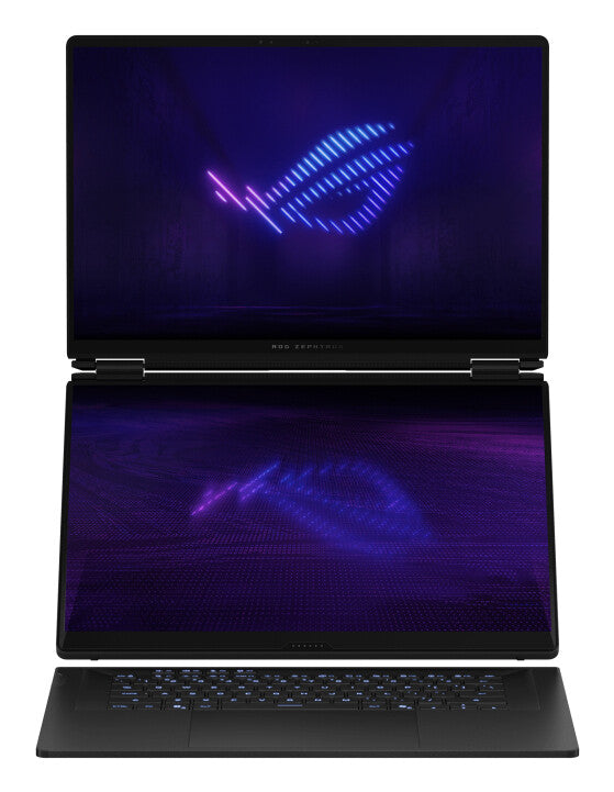 ASUS ROG Zephyrus Duo GX651AX-SR051W Intel Core Ultra 9 386H Hybrid (2-in-1) 40.6 cm (16") Touchscreen 3K 64 GB LPDDR5x-SDRAM 2 TB SSD NVIDIA GeForce RTX 5090 Wi-Fi 7 (802.11be) Windows 11 Home Grey QWERTY UK English