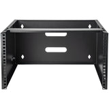 StarTech.com 6U Wall Mount Network Rack - 14 Inch Deep (Low Profile) - 19" Patch Panel Bracket for Shallow Server and IT Equipment, Network Switches - 44lbs/20kg Weight Capacity, Black