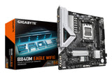 GIGABYTE B840M EAGLE WIFI6 Motherboard - AMD Ryzen 9000 CPUs, 5+2+2 Phases VRM, up to 7600MHz DDR5(O.C), 1xPCIe 4.0 + 1xPCIe 3.0 M.2, Wi-Fi 6, 2.5GbE LAN, USB 3.2 Gen 1