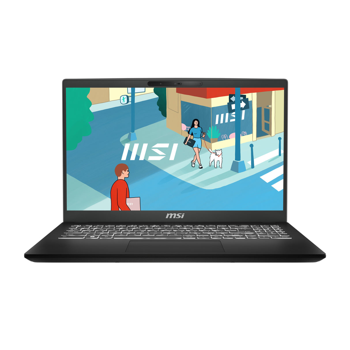 MSI Modern 15 H C13M-274UK Intel® Core™ i7 i7-13700H Laptop 39.6 cm (15.6") Full HD 16 GB DDR4-SDRAM 512 GB SSD Wi-Fi 6E (802.11ax) Windows 11 Home Black