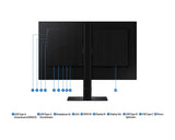 Samsung LS24D600UAU computer monitor 61 cm (24") 2560 x 1440 pixels Quad HD Black