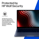 HP EliteBook X G2a 14 inch Notebook Next Gen AI PC Wolf Pro Security Edition Copilot+ PC AMD Ryzen AI 7 PRO Laptop 35.6 cm (14") 3K 32 GB LPDDR5x-SDRAM 512 GB SSD Wi-Fi 7 (802.11be) Windows 11 Pro Blue