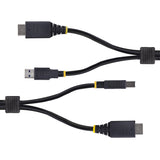 StarTech.com 10ft (3m) HDMI and USB 5Gbps KVM Cable, 4K 60Hz, HDMI 2.0 and USB Combo Cable for KVM Switches