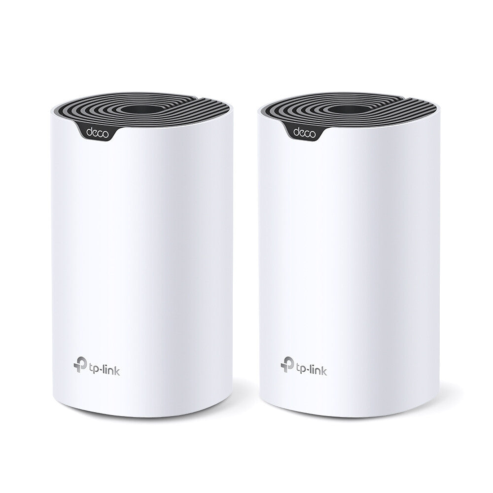 TP-LINK (DECO S7) Système Wi-Fi maillé pour toute la maison, paquet de 2, double bande AC1900, MU-MIMO, contrôles parentaux robustes, 3x Go LAN sur chaque unité