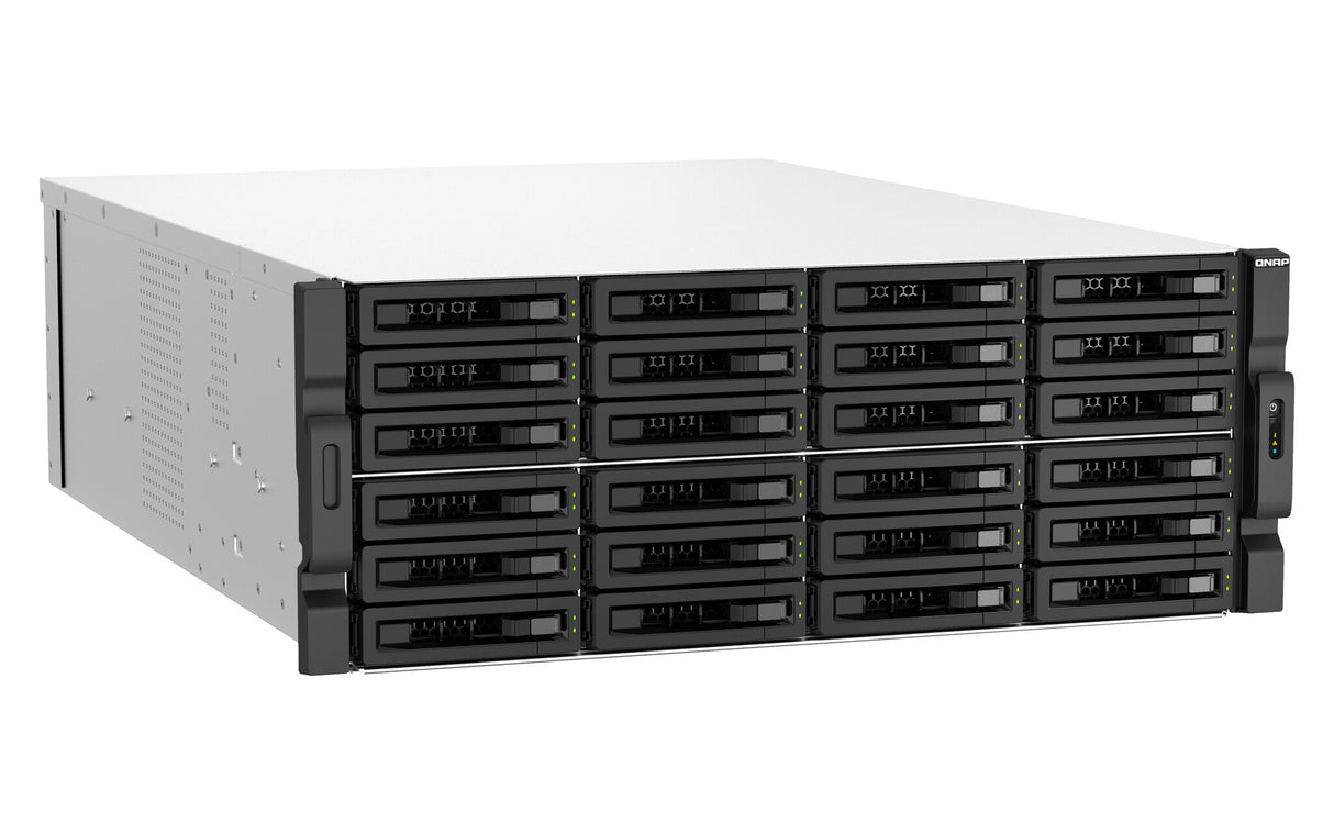 QNAP TS-H3087XU-RP NAS Rack (4U) Intel Xeon E E-2378 64 GB DDR4 QuTS hero Black, White