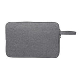 Manhattan Seattle Laptop Sleeve 14.5", Grey, Padded, Extra Soft Internal Cushioning, Main Compartment with double zips, Zippered Front Pocket, Carry Loop, Water Resistant and Durable, Notebook Slipcase, Three Year Warranty