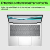 HP EliteBook 640 G11 Intel Core Ultra 5 125U Laptop 35.6 cm (14") WUXGA 24 GB DDR5-SDRAM 512 GB SSD Wi-Fi 6E (802.11ax) Windows 11 Pro AI PC Silver
