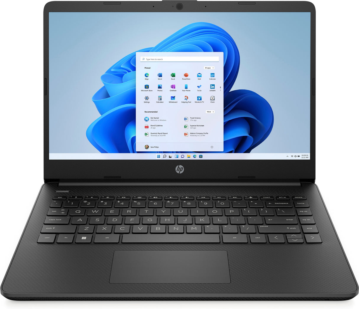 HP Laptop 14s-dq5021na Intel® Core™ i5 i5-1235U 35.6 cm (14") Full HD 8 GB DDR4-SDRAM 512 GB SSD Wi-Fi 5 (802.11ac) Windows 11 Home Black