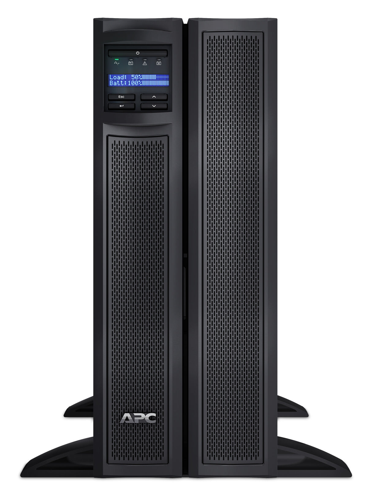 APC Smart-UPS X, Line Interactive, 3kVA, Rack/tower convertible 4U, 208V-230V, 8x C13+2x C19 IEC, Network card, Extended runtime