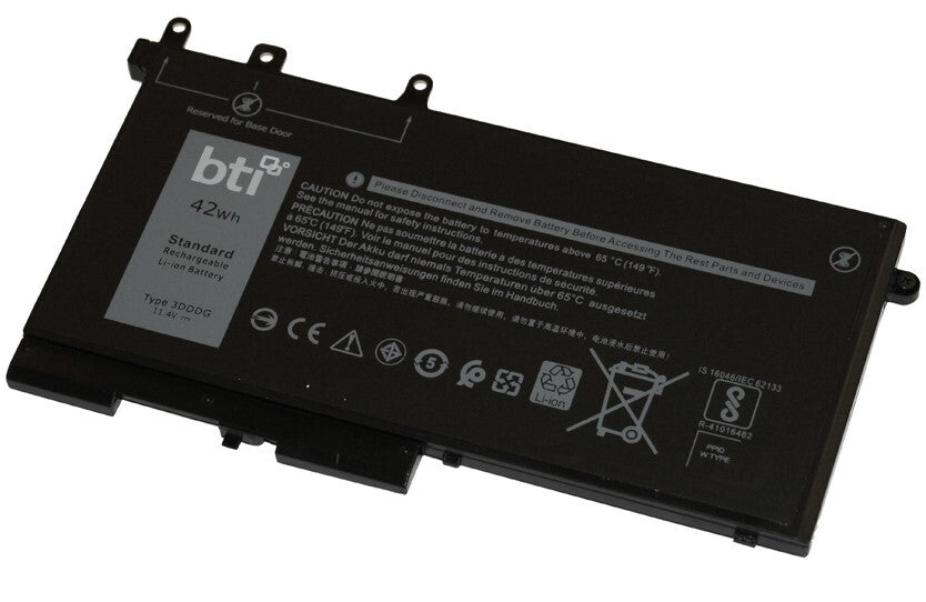 BTI 03VC9Y compatible 42Wh 3-cell battery for DELL LATITUDE 5280 5290 5480 5490