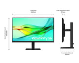 Samsung LS27D600UAU computer monitor 68.6 cm (27") 2560 x 1440 pixels Quad HD Black