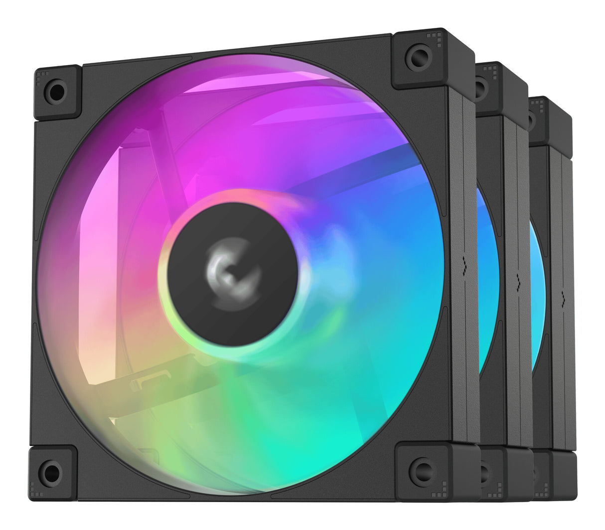 DeepCool FD12 ARGB-3 in 1 Computer case Fan 12 cm Black, White 3 pc(s)