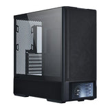 Lian Li LANCOOL 207 Digital Black Mid Tower Compact Tempered Glass PC Gaming Case with 6" LCD Screen