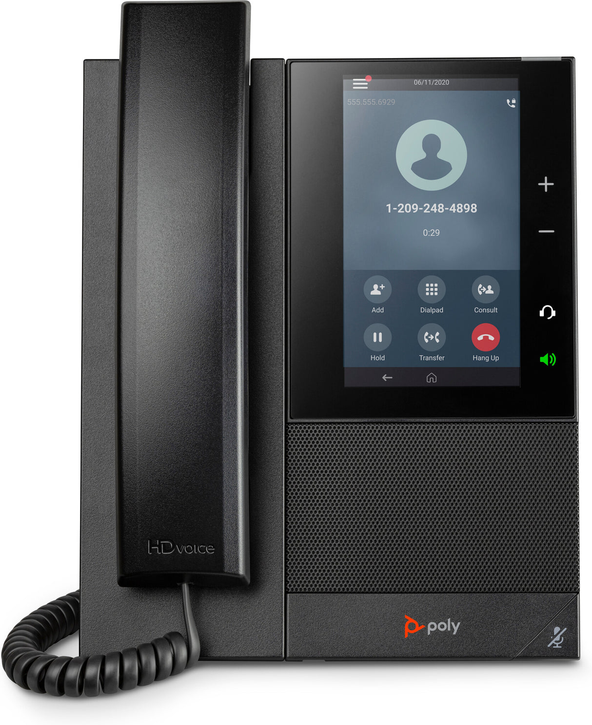 POLY CCX 505 Business Media Phone with Open SIP and PoE-enabled