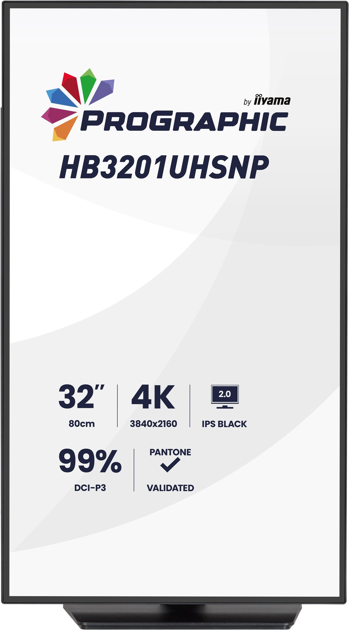 iiyama ProGraphic HB3201UHSNP-B1 computer monitor 80 cm (31.5") 3840 x 2160 pixels Black