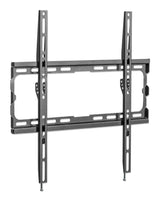 Manhattan Wall Mount for TV & Monitors (Fixed), For screens 32" to 55", VESA compatability: all between 200x200mm and 400x400mm - check the dimensions of the four mounting holes on back of screen to ensure it fits, Max 40kg, Black, Bracket