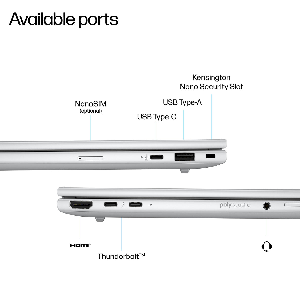 HP EliteBook 8 G1i 14 inch Notebook Next Gen AI PC Copilot+ PC Intel Core Ultra 7 266V Laptop 35.6 cm (14") WUXGA 16 GB LPDDR5x-SDRAM 512 GB SSD Wi-Fi 7 (802.11be) Windows 11 Pro Silver