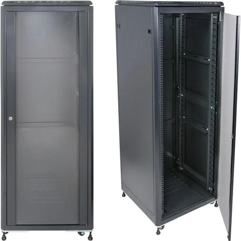 36U Server Rack Cabinet with Shelves - Server Rack