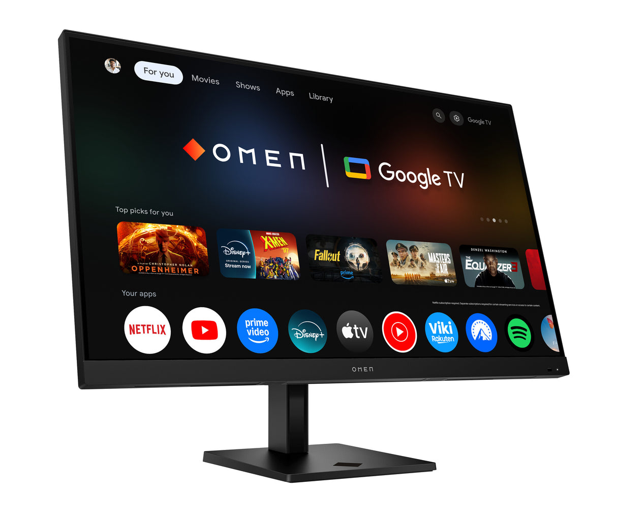 OMEN by HP 31.5 inch UHD 144Hz Smart Gaming Monitor - OMEN 32x