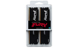 Kingston Technology FURY Beast 64GB 6000MT/s DDR5 CL40 DIMM (Kit of 2) Black XMP