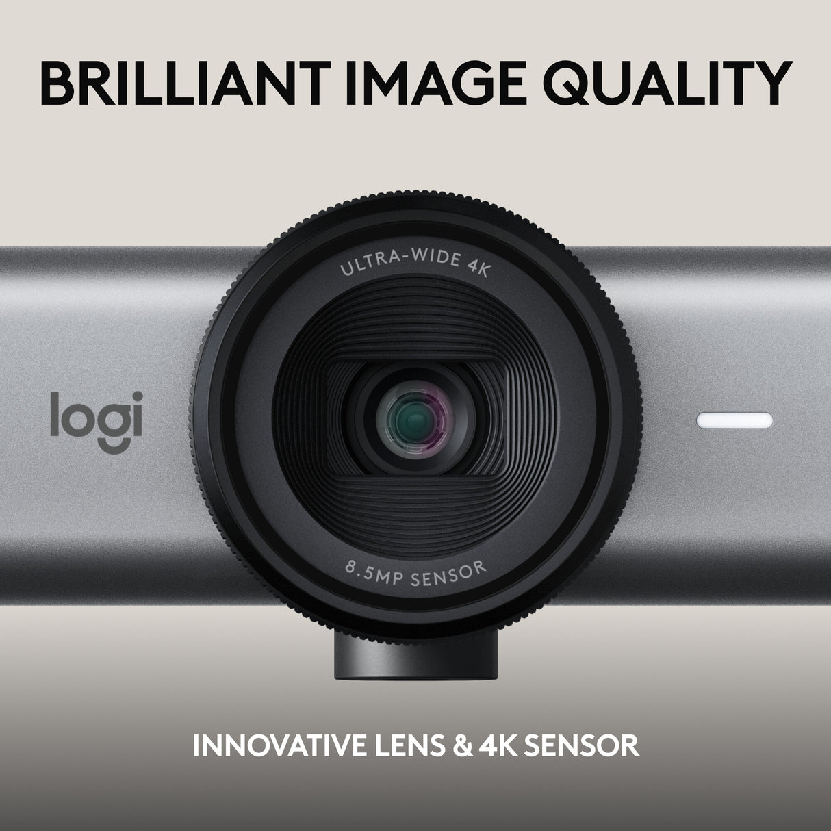 Logitech MX Brio 705 for Business webcam 8.5 MP 4096 x 2160 pixels USB 3.2 Gen 1 (3.1 Gen 1) Aluminium, Black