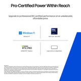 HP B72Y9ET laptop Intel Core Ultra 7 Mobile workstation 40.6 cm (16") WUXGA 32 GB DDR5-SDRAM Wi-Fi 7 (802.11be) Windows 11 Pro