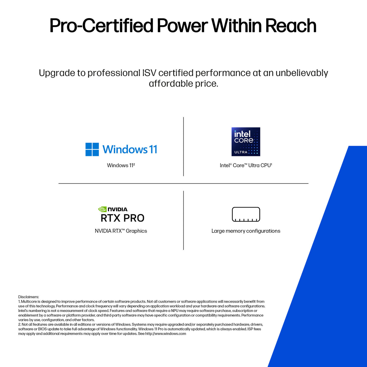 HP B72YDET laptop Intel Core Ultra 9 285H Mobile workstation 40.6 cm (16") WUXGA 64 GB DDR5-SDRAM Wi-Fi 7 (802.11be) Windows 11 Pro
