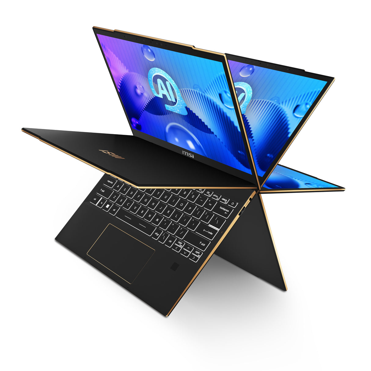 MSI Summit E13 AI Evo A1MTG-002UK Intel Core Ultra 7 155H Hybrid (2-in-1) 33.8 cm (13.3") Touchscreen Full HD+ 32 GB LPDDR5-SDRAM 1 TB SSD Wi-Fi 7 (802.11be) Windows 11 Pro Black
