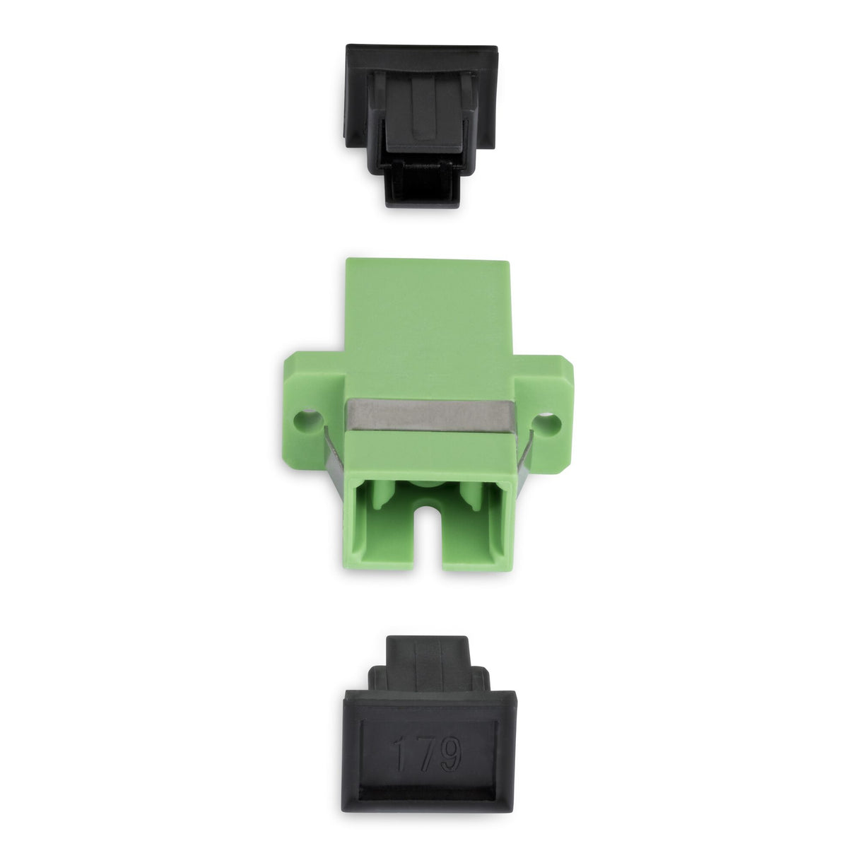 StarTech.com SC to SC Coupler 10 Pack, OS2 Single Mode SC Fiber Optic Coupler with Flange, SC/APC Simplex Adapter