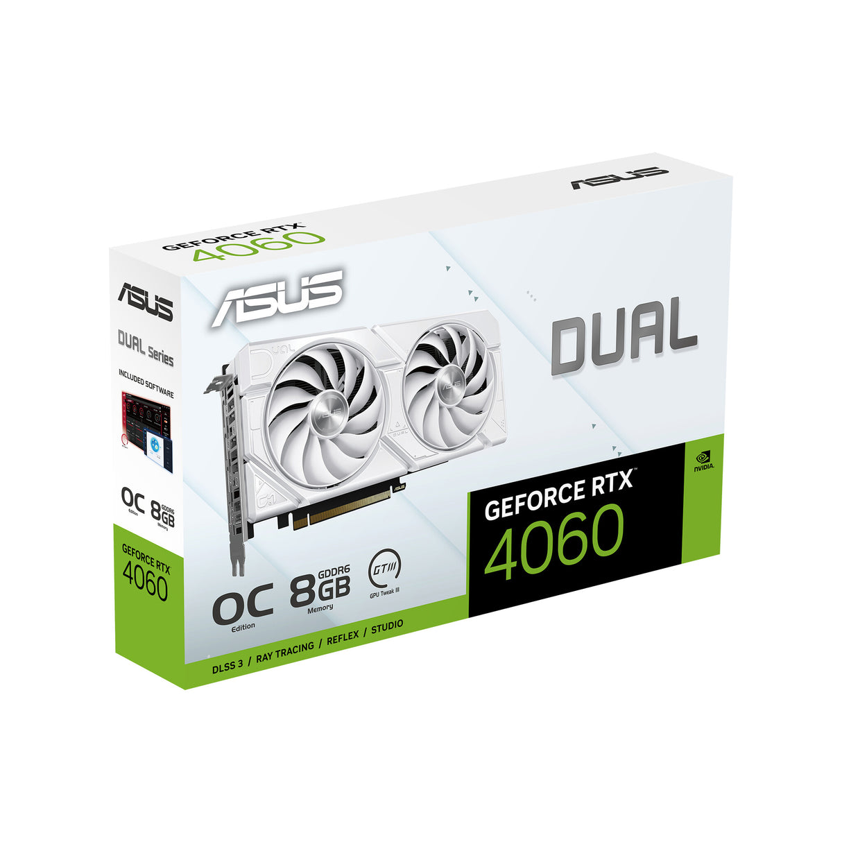 ASUS Dual -RTX4060-O8G-EVO-WHITE NVIDIA GeForce RTX 4060 8 GB GDDR6