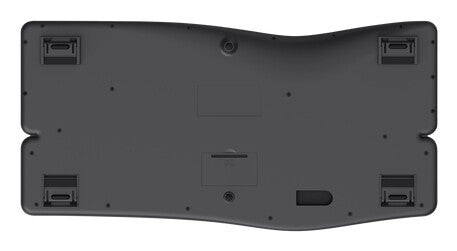 Trust Keyra Ergonomic multidevice wireless keyboard - Black