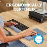 Fellowes Keyboard Wrist Rest Breyta Keyboard Wrist Support with Antibacterial Protection Ergonomic Wrist Support Marine