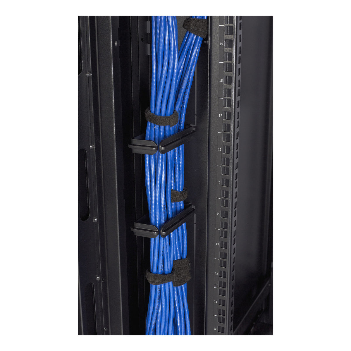 APC NetShelter Cable Management, Vertical Cable Manager, Rings, Set of 100, Black, 107 x 53 x 18 mm