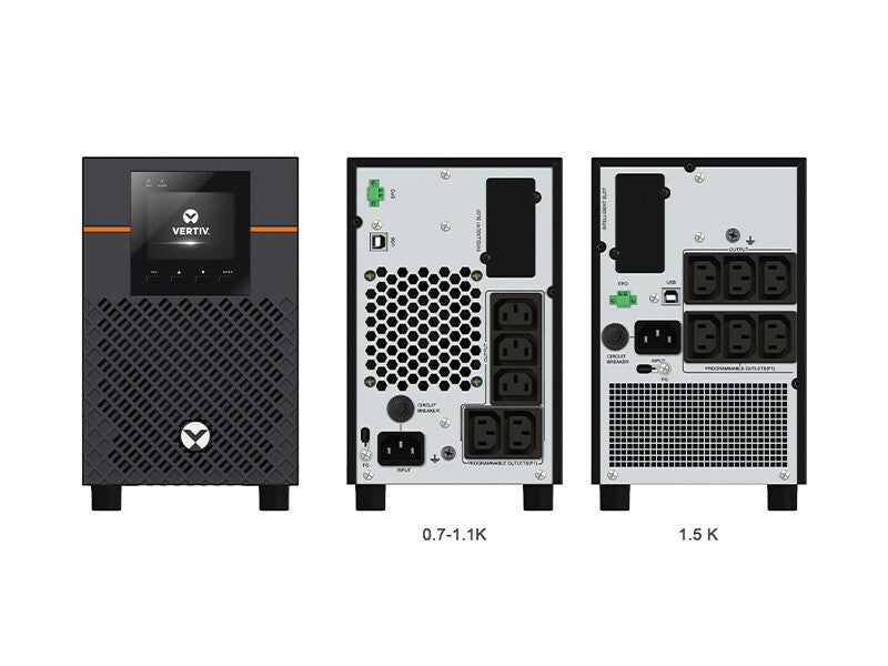 Vertiv Liebert Edge Uninterruptible Power Supply (UPS) - 1000VA 900W 230V Line Interactive AVR Mini Tower |0.9 PF