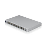 Ubiquiti UniFi USW-48-POE network switch Managed L2 Gigabit Ethernet (10/100/1000) Power over Ethernet (PoE) 1U Stainless steel