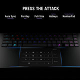 ASUS ROG Strix SCAR 18 G835LXG-TQ391W Intel Core Ultra 9 290HX Plus Laptop 45.7 cm (18") WQUXGA 64 GB DDR5-SDRAM 2 TB SSD NVIDIA GeForce RTX 5090 Wi-Fi 7 (802.11be) Windows 11 Home Black