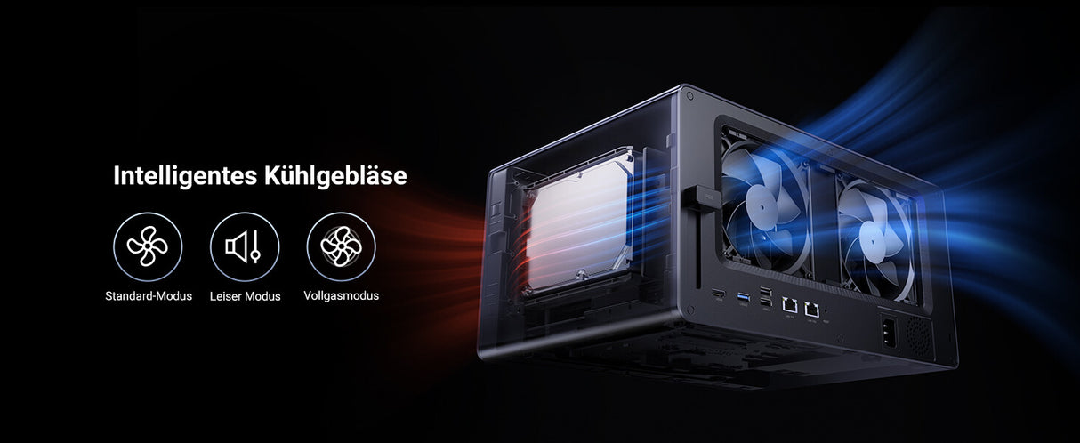 Ugreen NETWORK ATTACHED DXP8800PL DISKLESUK NAS Desktop Intel® Core™ i5 i5-1235U 8 GB DDR5 0 TB UGOS Pro