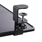 StarTech.com Under-Desk Keyboard Tray, Clamp-on Ergonomic Keyboard Holder, Up to 12kg (26.5lb), Sliding Keyboard and Mouse Drawer with C-Clamps, Height Adjustable Keyboard Tray (3.9/4.7/5.5 in) - TAA