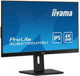 iiyama ProLite XUB2792UHSU-B5 computer monitor 68.6 cm (27") 3840 x 2160 pixels 4K Ultra HD LED Black