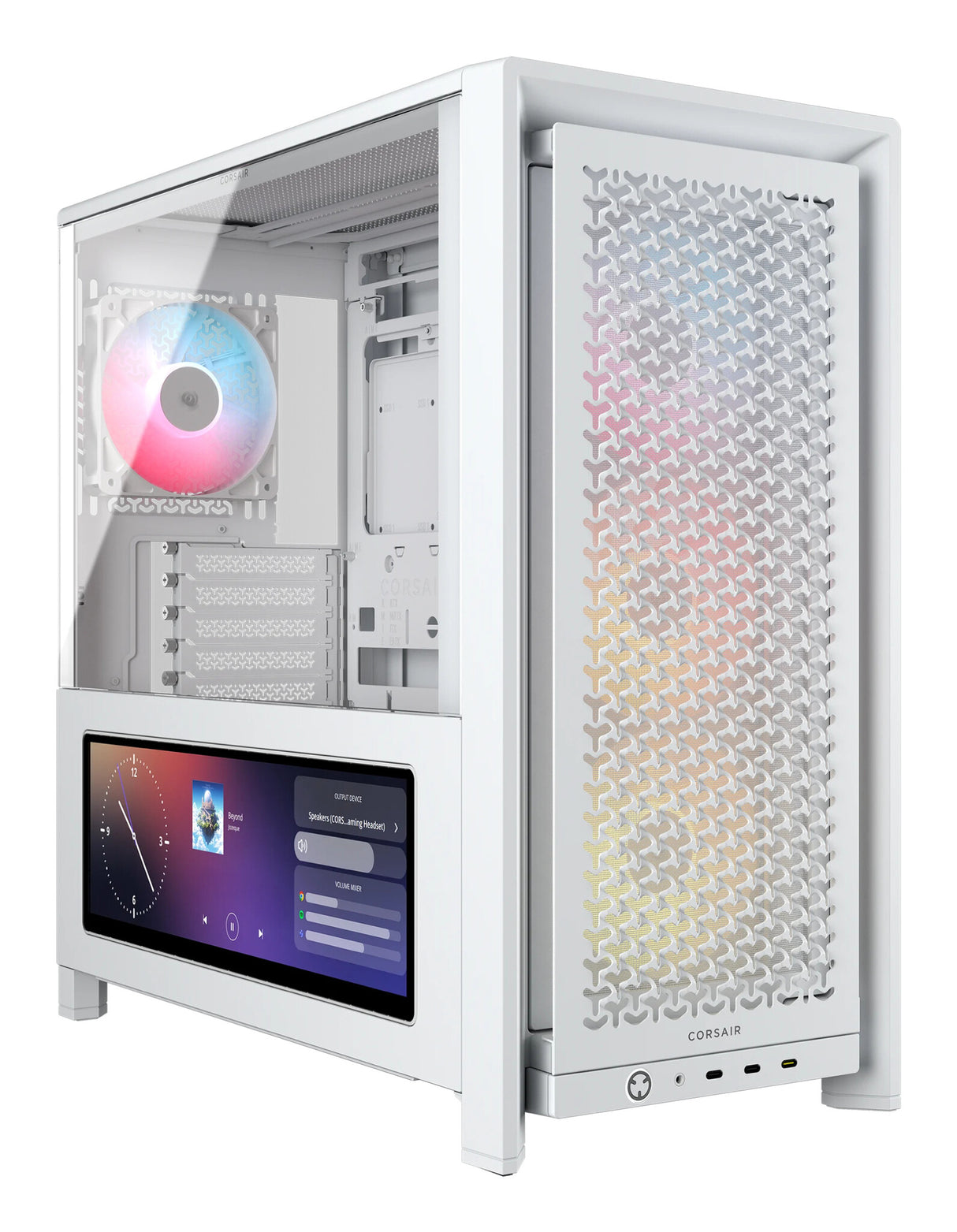 Corsair FRAME 4000D LCD RS ARGB Midi Tower White