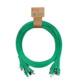 Cablenet 0.3m Cat6a RJ45 Green U/FTP LSOH 30AWG Slim Snagless Booted Patch Lead (PK10)