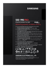 SSD Samsung 990 PRO 1TB PCIe 4.0 x4 NVME M.2